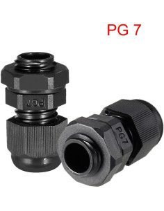 Conectores de Cable PG7 uxcell - 5 Piezas para 4-6.5mm 2