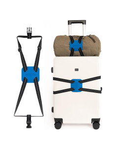 Correa Bungee para Equipaje Gufenlus Ajustable Negro/Azul