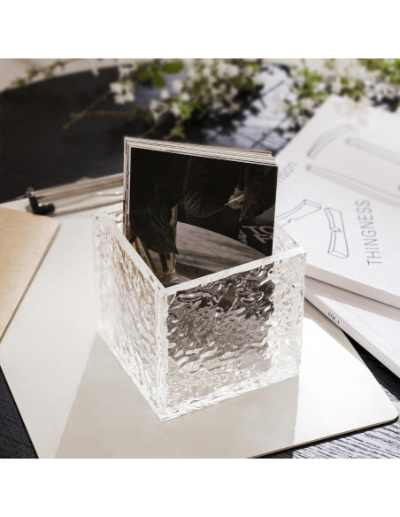 Soporte para Control Remoto AIYIZE Acrílico Textura Piedra 10x10x10cm Soporte para Control Remoto AIYIZE Acrílico Textura Piedra 10x10x10cm