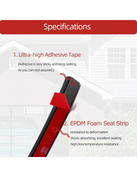 Tira de Sellado de Goma Espuma Aroilder 3.96m Negra Tira de Sellado de Goma Espuma Aroilder 3.96m Negra