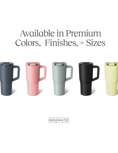 Taza de Café Aislada BrüMate Muv 25oz Agave Azul 100% Fugas 2