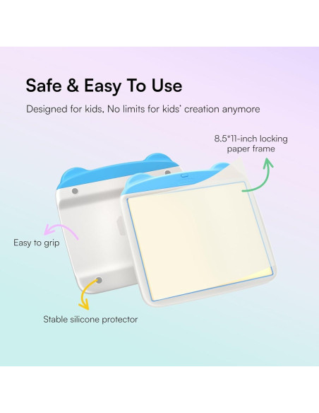 Almohadilla de Dibujo Iluminada Caydo 31.5x22.1cm Azul