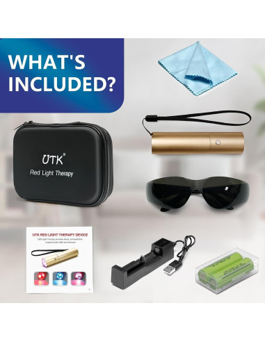 Dispositivo Terapia Luz Roja UTK 5 Longitudes de Onda