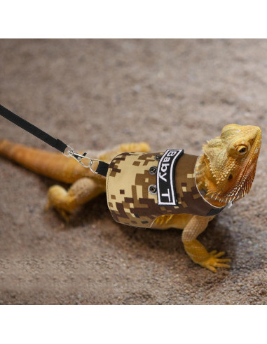 Conjunto Arnés y Correa Hypeety para Dragón Barbudo Ajustable