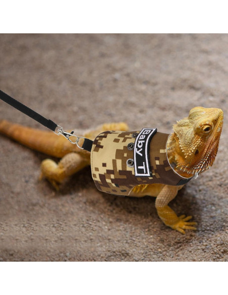 Conjunto Arnés y Correa Hypeety para Dragón Barbudo Ajustable