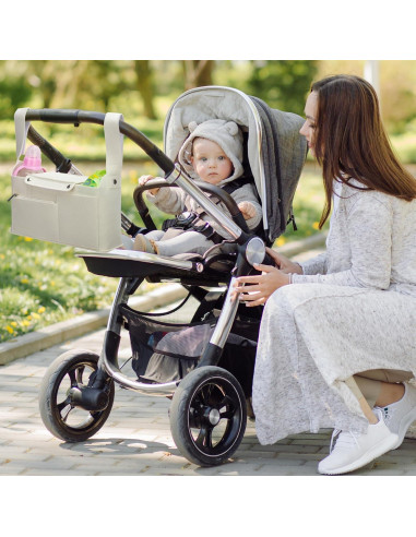 Bolsa Organizadora de Carrito PACMAXI Beige - Fieltro, 7.57L