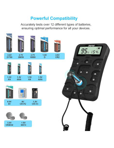 Probador de Baterías Dlyfull B4 con Pantalla LCD Universal 2