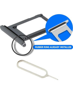 Soporte de Bandeja SIM MMOBIEL para iPhone XS - Gris 2