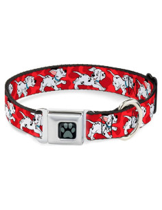 Collar de Perro Buckle-Down Dálmatas 2.54 cm Ajustable 22.86-38.1 cm