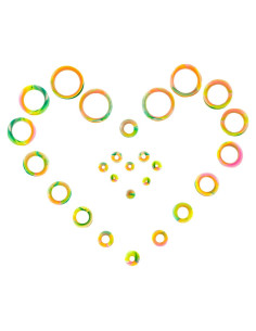 Kit de Estiramiento de Oído WYR 14 Piezas Silicona Hipoalergénica