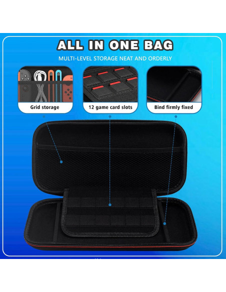 Paquete de Accesorios 10 en 1 TOSAXSC para Nintendo Switch 2