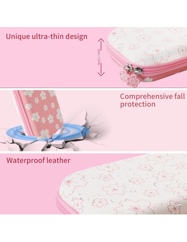 Funda Rosa Sakura HYPERCASE para Nintendo Switch Lite con Accesorios