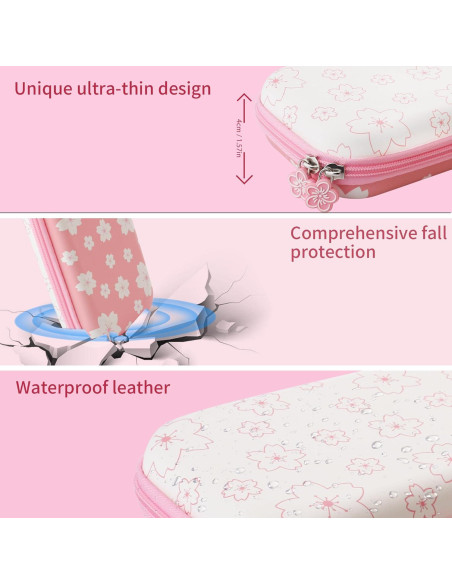 Funda Rosa Sakura HYPERCASE para Nintendo Switch Lite con Accesorios