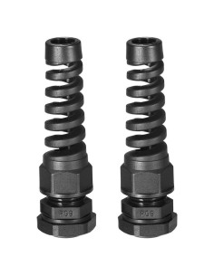 Conector PG9 Impermeable uxcell Nylon 4.5-7.8mm 2 Pcs