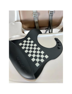 Baberos de Silicona Denver James - Ajustables y Lavables - 2 Pzs 2