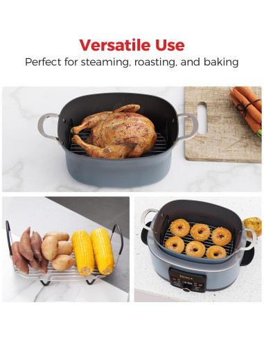 Soporte para Vapor y Asar Goldlion para Olla Ninja 8.5 Qt