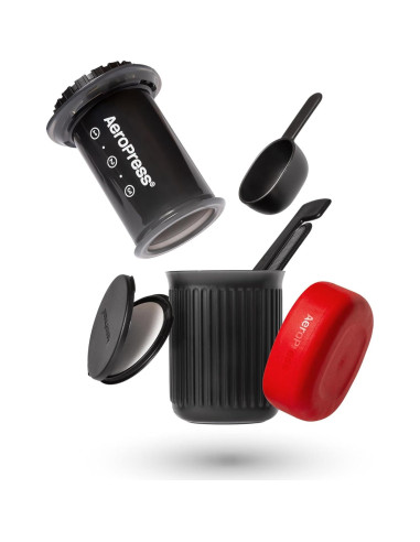 Cafetera AeroPress Go Gris - Prensa Francesa Portátil 317g