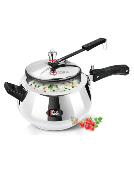 Olla a presión Milton 3L acero inoxidable con válvula de seguridad