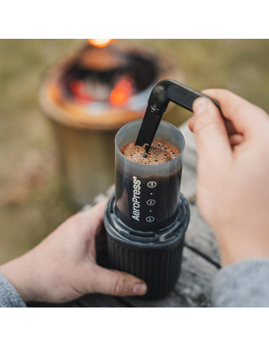Cafetera AeroPress Go Gris - Prensa Francesa Portátil 317g