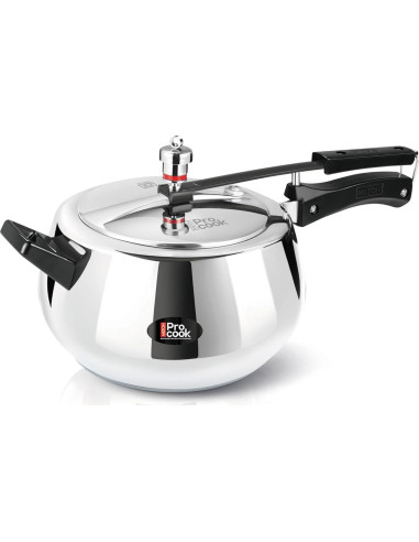 Olla a presión Milton 3L acero inoxidable con válvula de seguridad