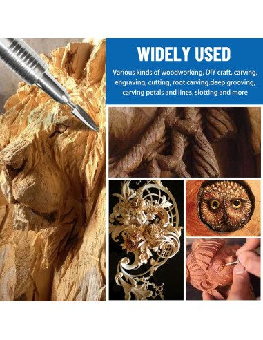 Juego de Bits de Tallado en Madera Dremel 6 Piezas 3 mm