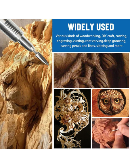 Juego de Bits de Tallado en Madera Dremel 6 Piezas 3 mm