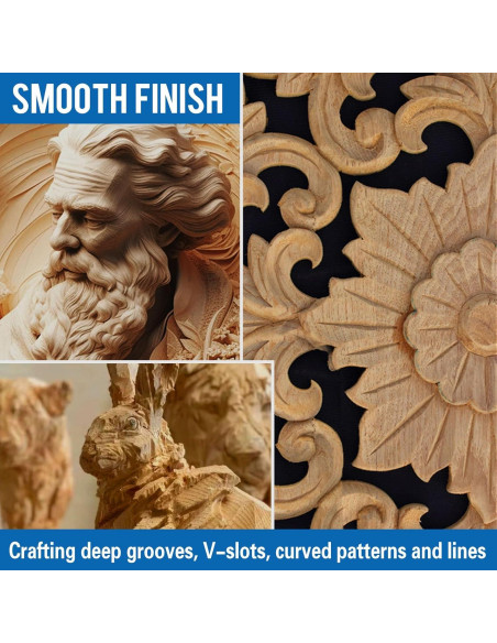 Juego de Bits de Tallado en Madera Dremel 6 Piezas 3 mm