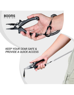 Cuerdas de Pesca Booms Fishing T04 con Mosquetón 6 Piezas 2