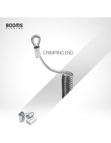 Cuerdas de Pesca Booms Fishing T04 con Mosquetón 6 Piezas