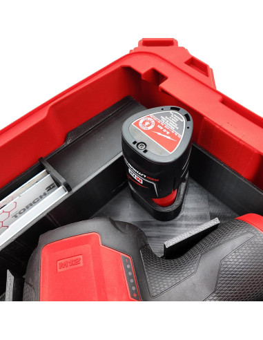 Forro Organizador Milwaukee M12 Hackzall TidyTool Rojo
