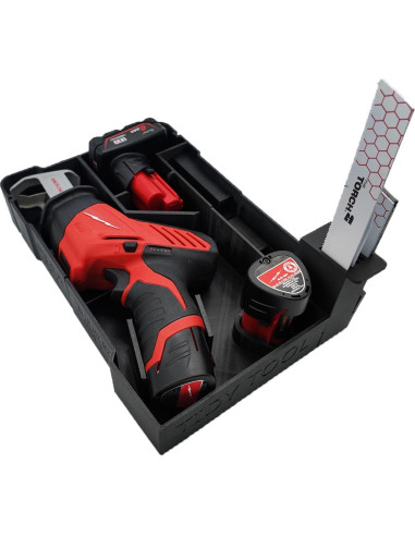Forro Organizador Milwaukee M12 Hackzall TidyTool Rojo