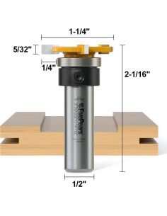Cuchilla de Ranura FIVEPEARS 3.18 cm Diámetro 0.16 cm Longitud 2