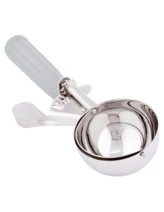 Cucharón de Porción 113g Acero Inoxidable con Liberación por Gatillo