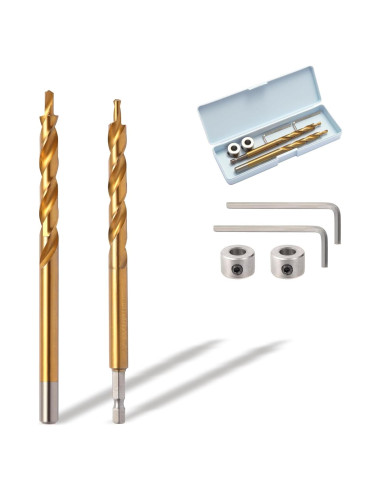 Broca de Escalera 3/8" Kosmi con Mango Hexagonal y Anillo de Parada