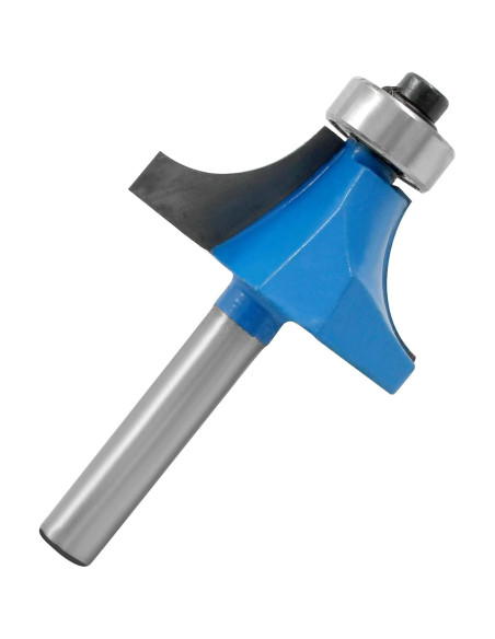 Fresa de Redondeo LDEXIN 22.23mm Vástago 6.35mm Azul