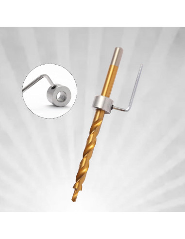 Broca de Escalera 3/8" Kosmi con Mango Hexagonal y Anillo de Parada