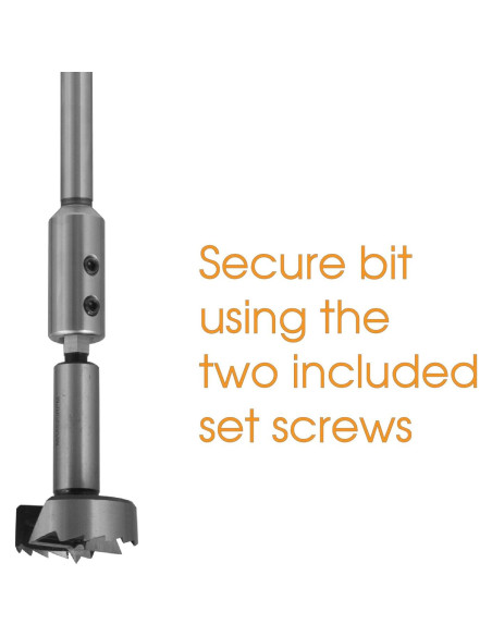 Extensión de broca Forstner 25.4 cm Peachtree 3/8"