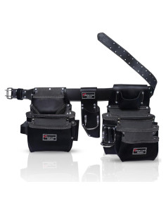 Cinturón de Herramientas de Cuero Rising Star 18 Bolsillos