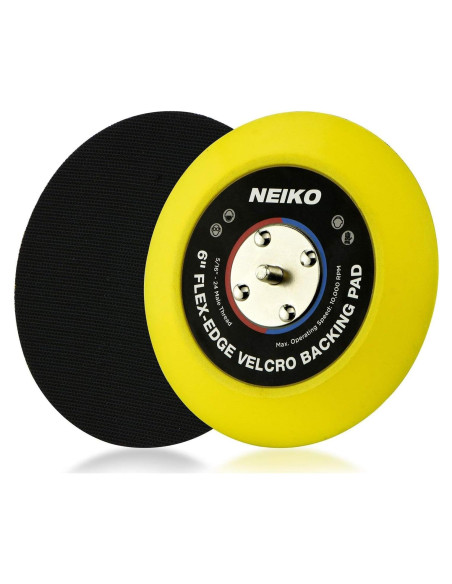 Almohadilla de Respaldo Flexible Neiko 6" con Gancho y Bucle