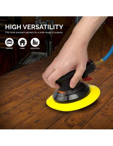 Almohadilla de Respaldo Flexible Neiko 6" con Gancho y Bucle