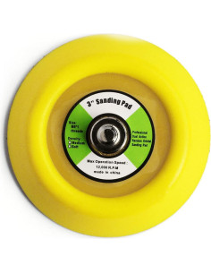 Paquete de 2 Placas de Respaldo 3" con Gancho y Bucle 5/16"-24 2