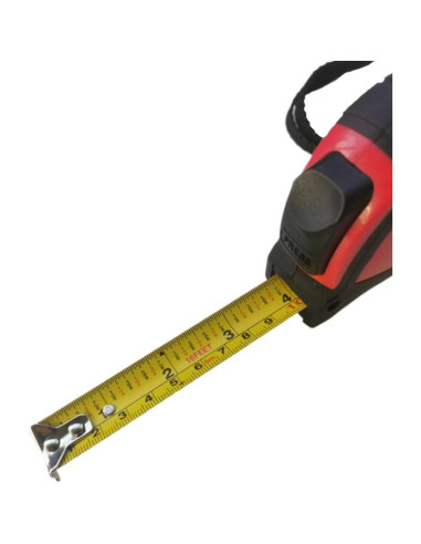 Cinta Métrica WISUNO 4.88 m Retráctil con Auto-Bloqueo