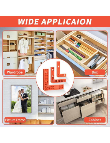 Abrazaderas de Esquina 90 Batidora - 12 Piezas Ajustables