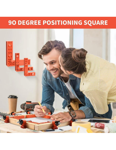 Abrazaderas de Esquina 90 Batidora - 12 Piezas Ajustables