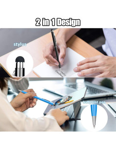 Bolígrafos Stylus Anngrowy 2 en 1 para Pantallas Táctiles 2