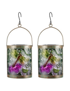 Linternas Solares Colgantes SUNNYSOLAR 2 Piezas Libélula