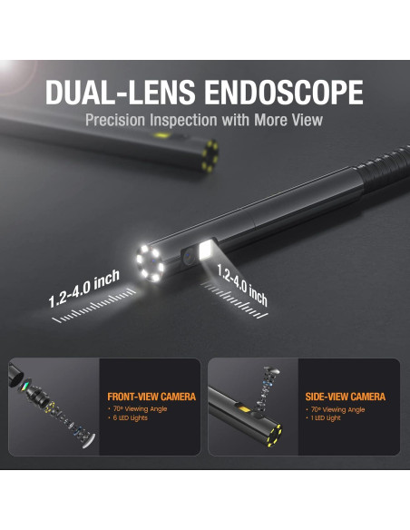 Cable de Reemplazo Teslong para Endoscopio Doble Lente 3.05m