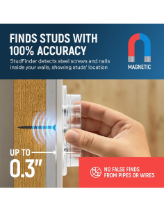 Buscador de Estudio HMmagnets con 3 Imanes de Neodimio 2