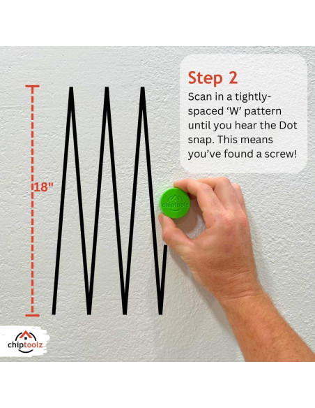 Localizador de Estudio Magnético ChipToolz DOT - Sin Baterías Localizador de Estudio Magnético ChipToolz DOT - Sin Baterías