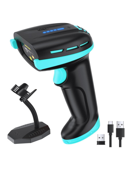 Escáner de Código de Barras Tera D6100 4400mAh Bluetooth USB